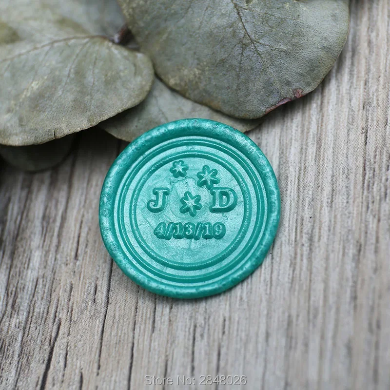 Custom initials with star wedding wax stamp  ,Custom Wax Seal Stamp Kit,personalised wedding invitation s,wedding gift,