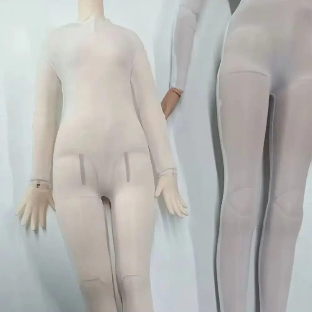 Fashion 1/3 1/4 1/6 Cotton Pajamas Multisizes 30/45/60cm Prevent Dyeing Elastic White Clothes Action Figure