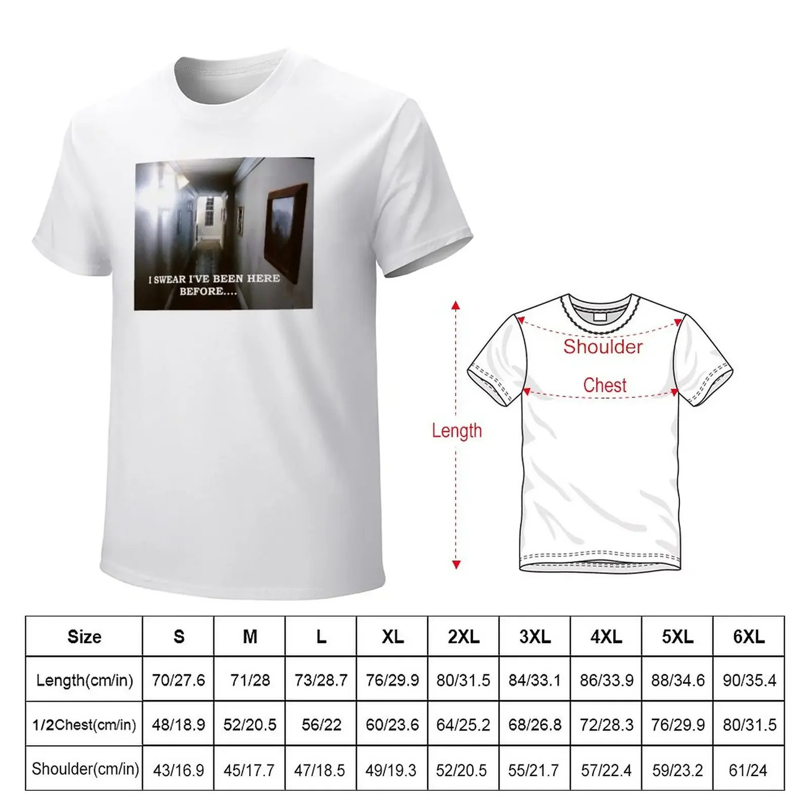 Infamous Hallway T-Shirt quick drying for a boy plain black t shirts men tops Unisex Summer Short Sleeve