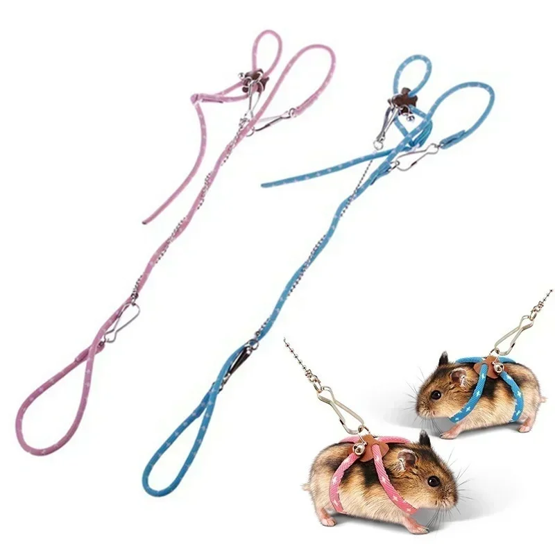 New Small Pet Adjustable Soft Strap Leash Bird Parrot Mouse Hamster Ferret Rat Pet Pig Leash Leash