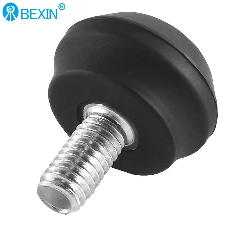 BEIXIN Replacement Parts Universal Anti-Slip Rubber Tripod Foot Spikes with 3/8 inch Thread Tripod Monopod Legs Feet