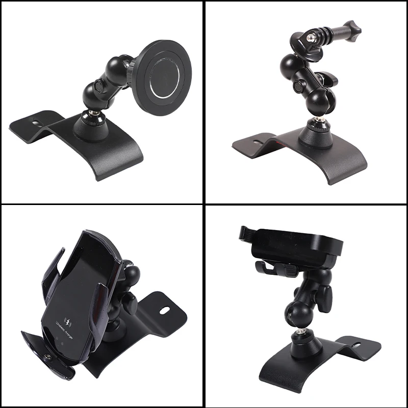 

For Nissan Frontier 2022+ ABS+Aluminum Alloy Car Dashboard Storage Slot Extension Cell Phone Holder Interior Accessories