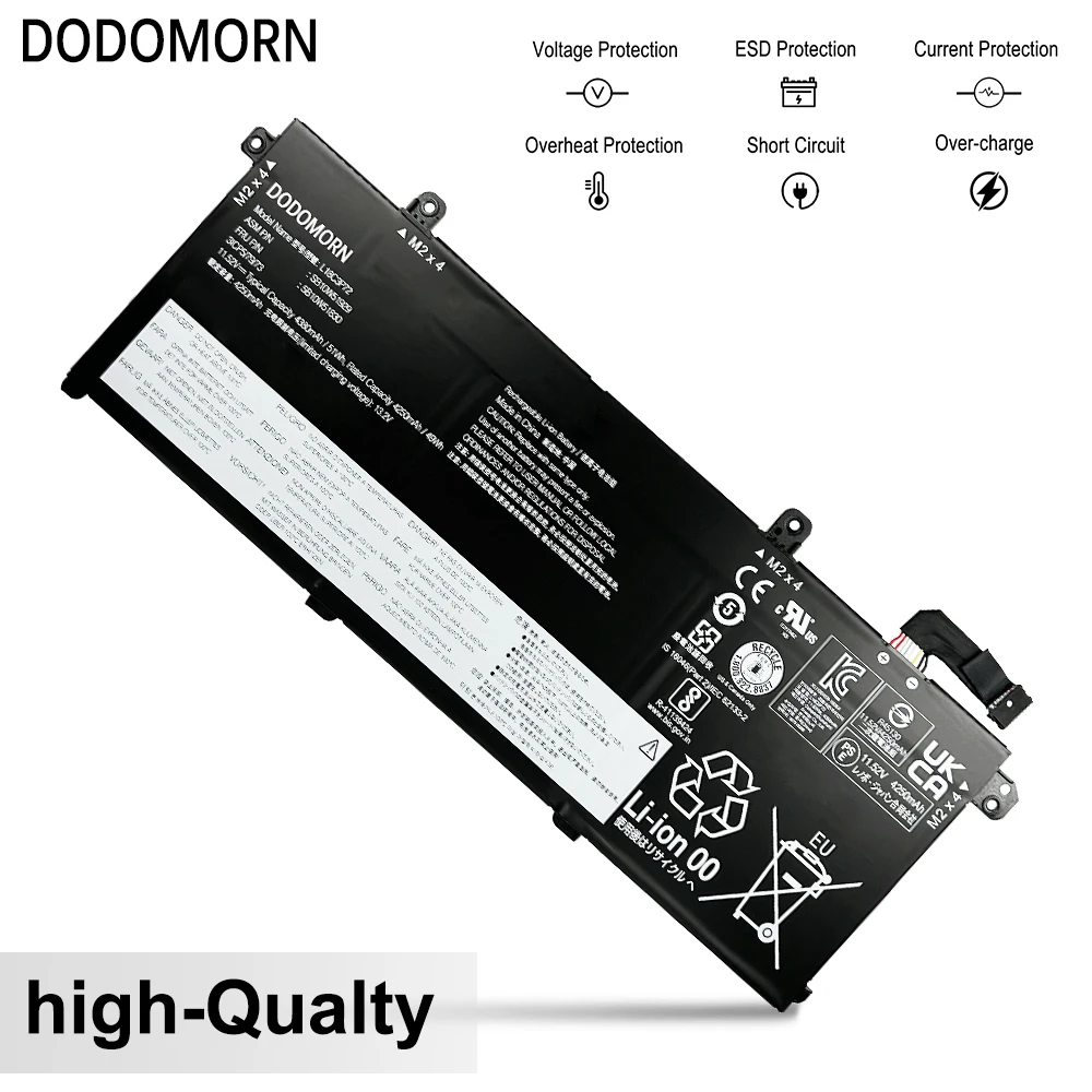 Batería L18C3P72 de alta calidad para portátil Lenovo ThinkPad T490 T495 P43S T14 Gen1 Gen2 P14s Gen1 Gen2 L18C3P71 L18L3P73 L18M3P73