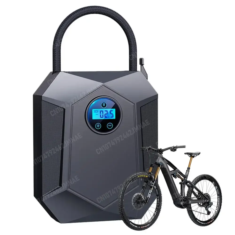 Portable Car Air Compressor High Precision Electric Air Pump Digital Car Tyre Inflator Portable Inflatable Pump for Vehicle Bike