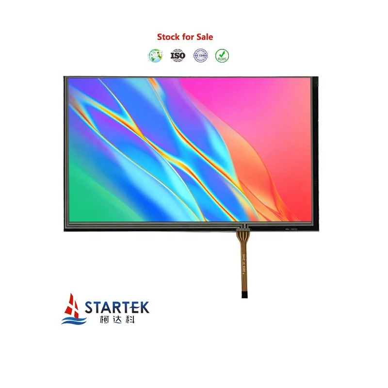 9'' 9.0 Inch TFT LCD 1024x600 Resolution LVDS MIPI RGB Interface Resistive Touch Screen With Industrial Medical TFT LCD