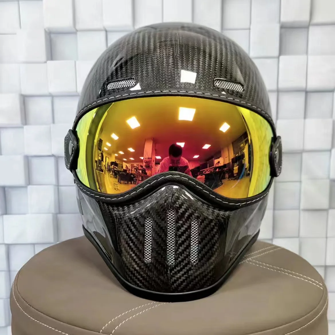 Kaese New Arrival High Quality Motorcycle Helmet Full Face Helmets 12K Carbon Fiber with DOT Approved Casque