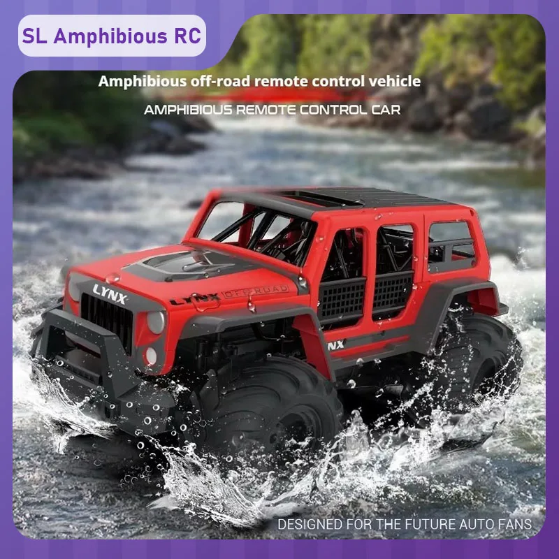 

SL6078 RC Car 1:14 4WD Amphibious Electric Waterproof RC Climbing Car 2.4G RC Simulation Wrangler Jeep Buggy Model Kids Toy Gift