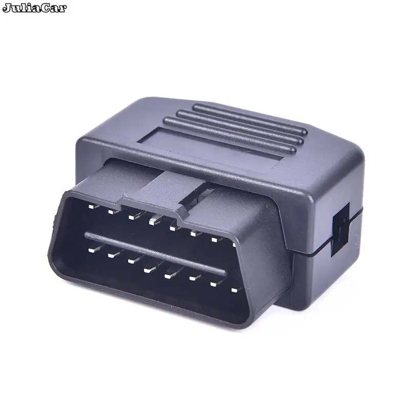 OBD2 L Type 16 Pin Sockets Connector Plug with Shell and Screw Male Auto Car Connector Cable Wire Wholesale