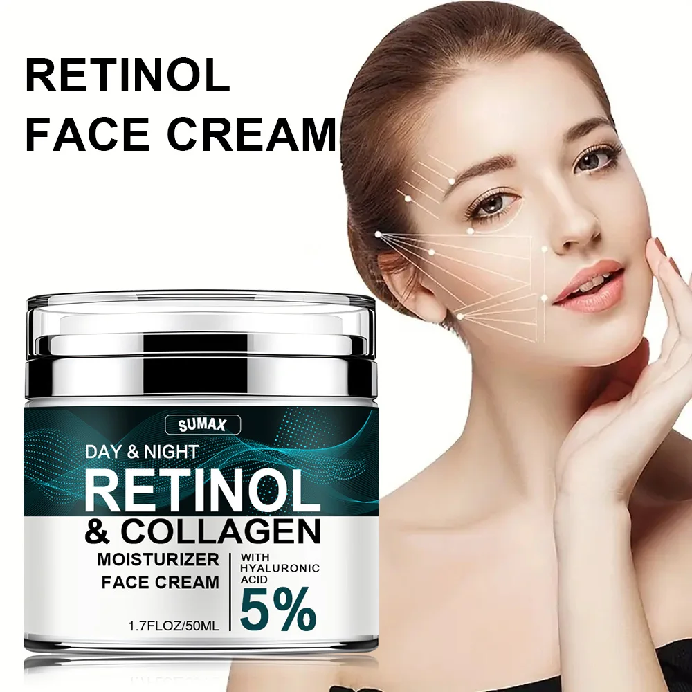 New Retinol Lifting Firming Cream Collagen Wrinkle Removing Face Cream Young Moisturizing Whitening Skin Brightening Product