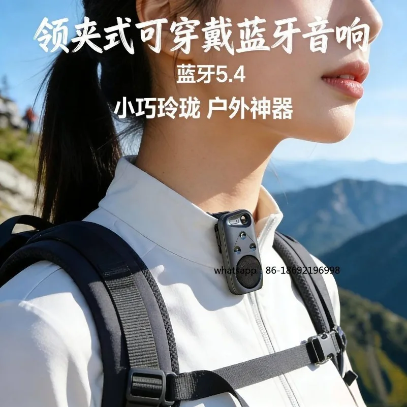 Cross-border Wearable Wireless Bluetooth Hands-free Audio Mini Small Speaker Portable Outdoor Running Subwoofer