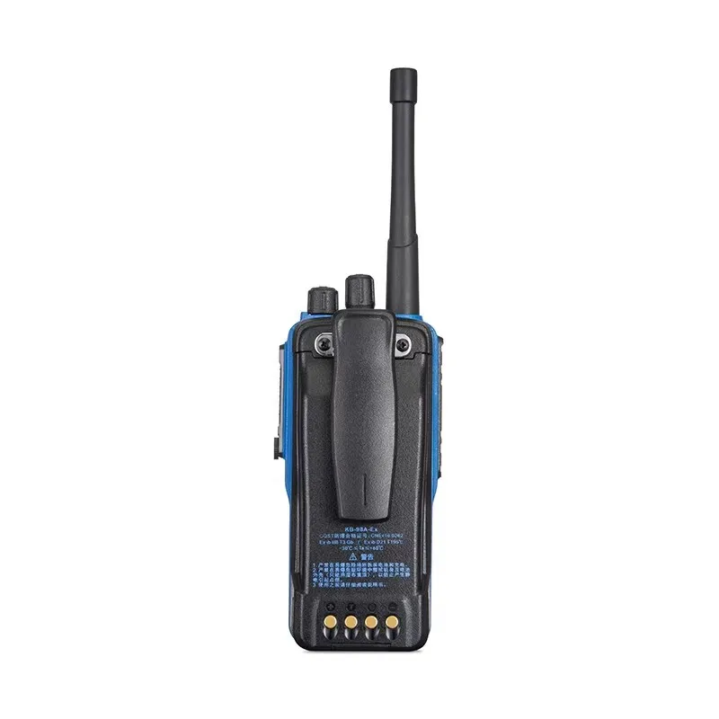 Kirisun DP985 Anti-explosion GPS AI Noise Reduction Wireless Long Range Transmitter Professional Black Handheld  Walkie Talkie