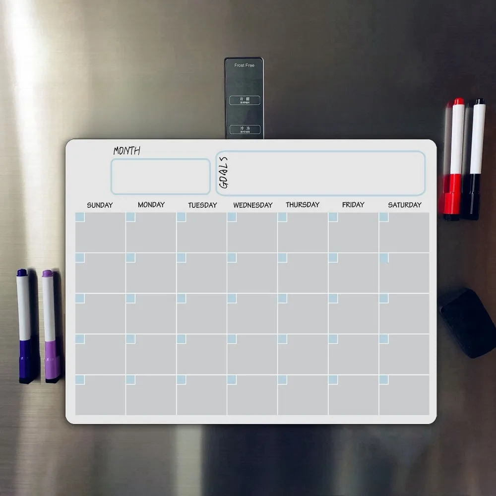 

Message Note A3 Whiteboard Calendar Erasable Reusable Monthly Calendar Memo Hanging Frameless Soft Magnetic Fridge Calendar