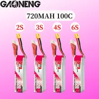 Gaoneng GNB 720mAh 2S/3S/4S/6S 100C 7.6V/11.4V/15.2V/22.8V Lipo Battery With XT30U-F Plug for RC FPV Racing Drone