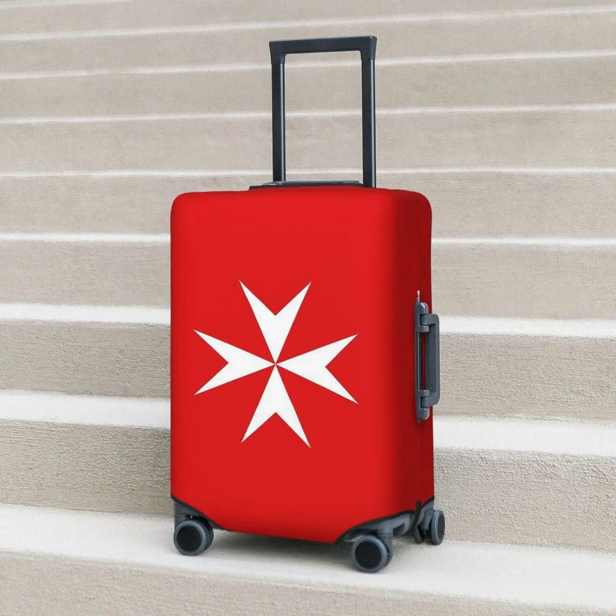 Мальтийский крест, флаг, чехол для чемодана, защитные эластичные защитные чехлы для багажа для путешествий на 18-32 дюймов