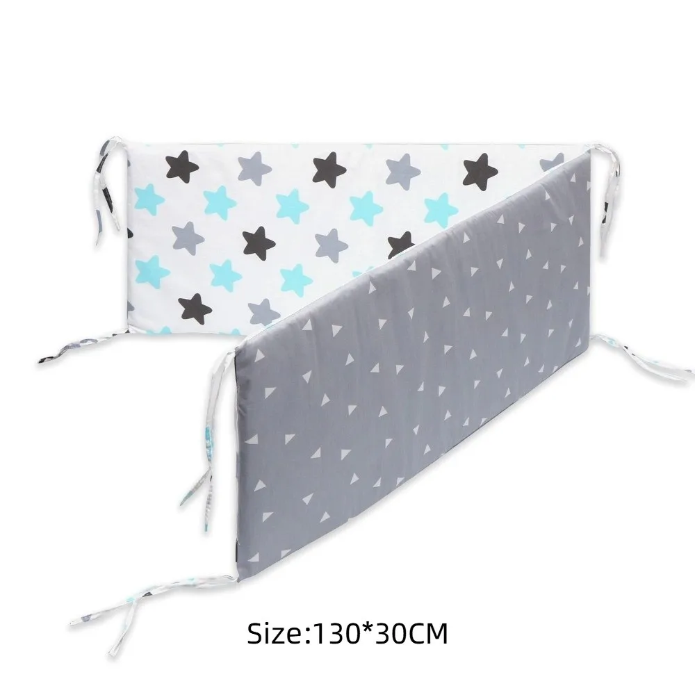 安全厚みのあるベビーベッドバンパー衝突防止漫画プリントベビーベッドプロテクター取り外し可能洗えるベビーベッドクッション新生児