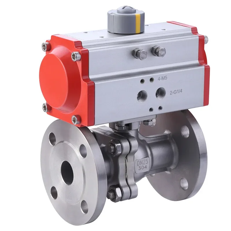 High Quality Stainless Steel Pneumatic Actuator Control Ball Valve Double Acting Stainless Steel Pneumatic Actuator Ball Valve