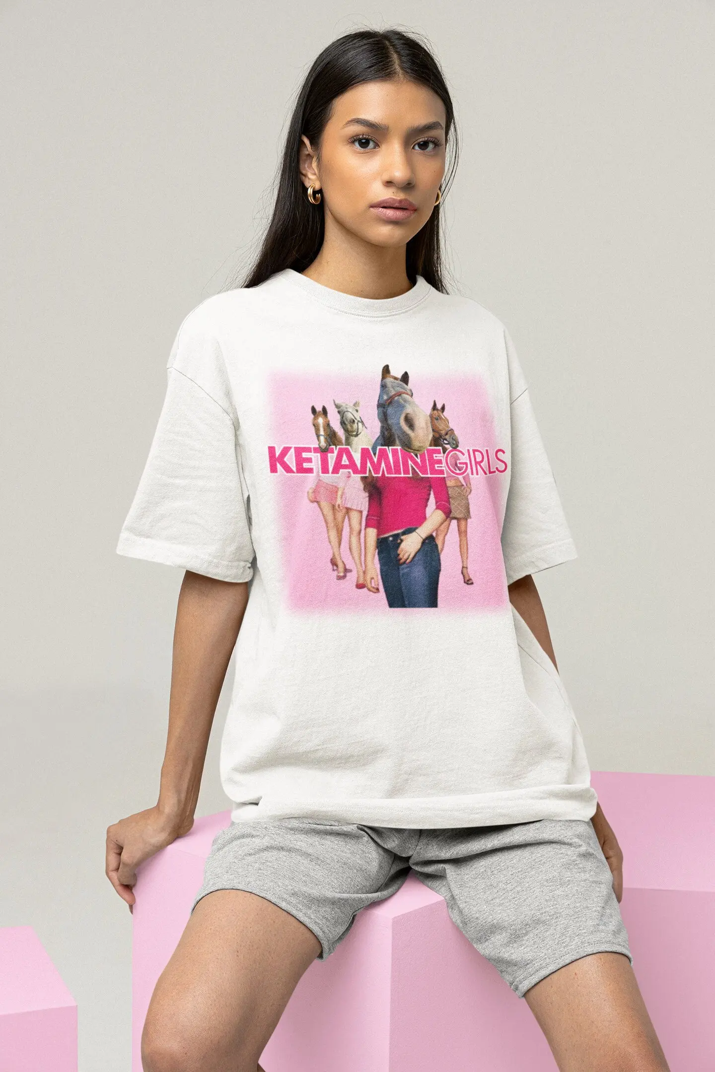 Ketamine T Shirt Funny Quote Weird Gag Meme Odd Humor Sayings Unhinged Festival Outfit Ridiculous Cringe