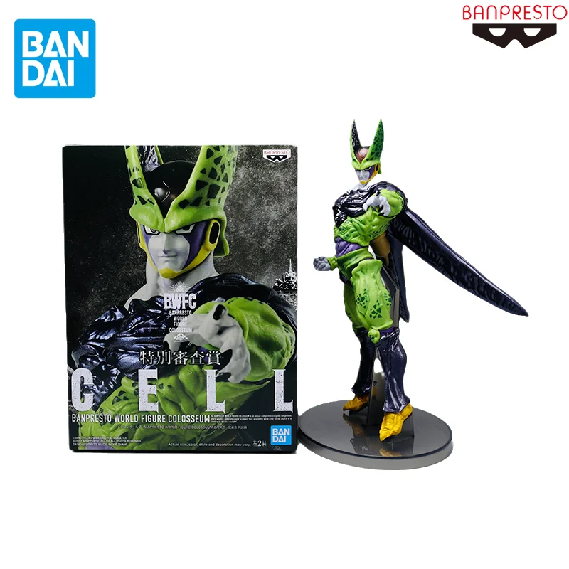 

Фигурка героя аниме Bandai BANPRESTO, фигурка дракона балза, фигурка BWFC Cell, фигурка полного тела, игрушки, подарок, коллекционные украшения