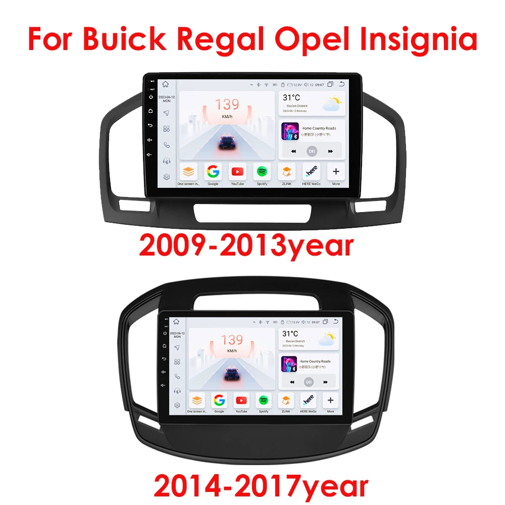 2 din Carplay Android Auto Radio For Buick Regal Opel Insignia 2009-2017 Car Multimedia GPS Player 4G AutoRadio 7862