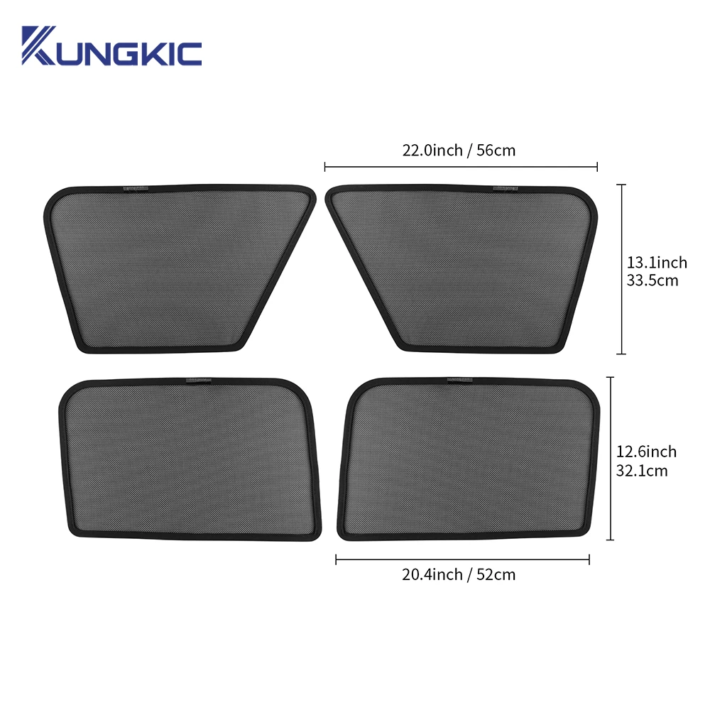 Custom Magnetic Car Window Sunshade For Mini Cooper U25 Countryman F65 F55 Clubman J01 EV Curtain Mesh Side Window Frame Curtain