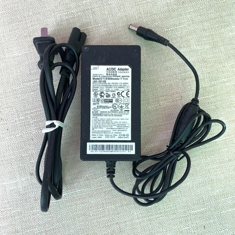 Cargador/adaptador de corriente alterna y continua, 14V, 1,43a, AD-2014B, 20W, para Samsung S19B300NW, S19B300B, S19B150N, Monitor LED LCD, 14020GN, S22B360H
