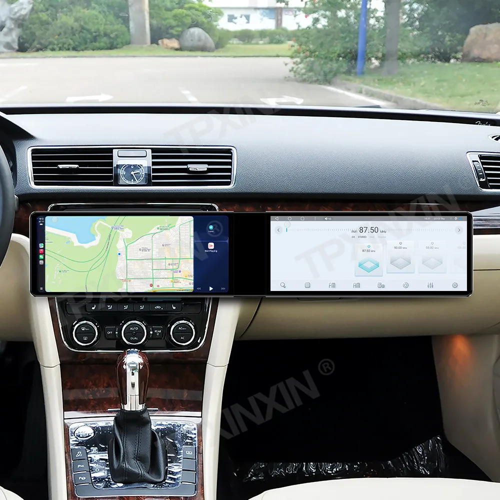 

Автомагнитола Android Auto Carplay 24.6 дюйма для Volkswagen Passat B7 / Lingyu 2004-2011, двухэкранный GPS-навигатор, мультимедийный проигрыватель
