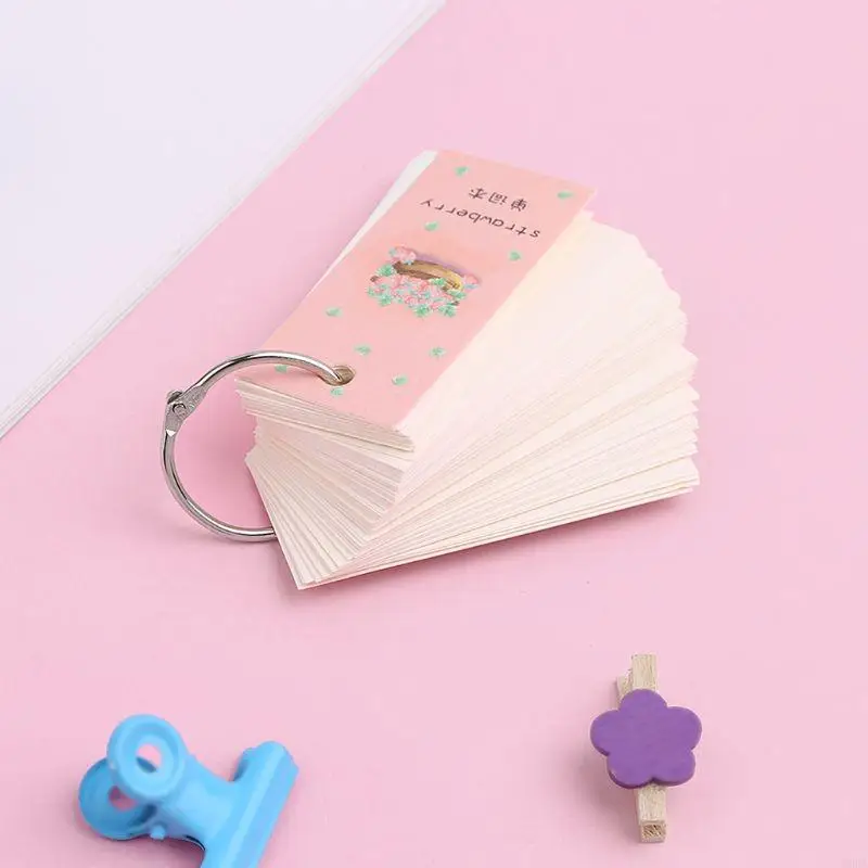 T5EA Tạp chí động cuộn dây notepad dễ thương túi xách 220 trang giấy dày cho Giáng sinh đóng cửa phần thưởng clasroom