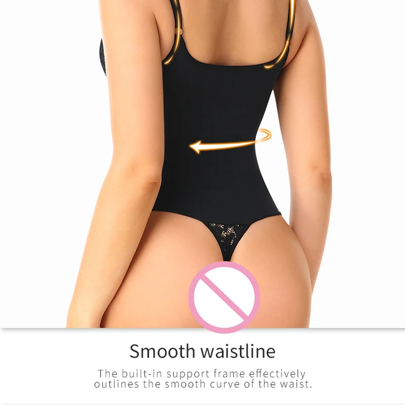 Full Body Shaper Slimming Corset Overbust Bodysuit with Pads Waist Trianer Tummy Control Shapewear Thong Open Crotch with Buckle