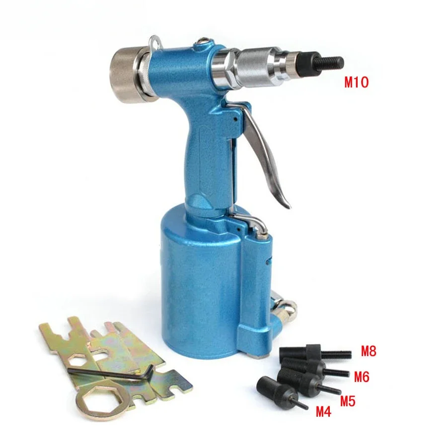 High Quality M4-M10 Semi-Automatic Pneumatic Riveting Nut Gun Drawing Machine For Stainless Steel