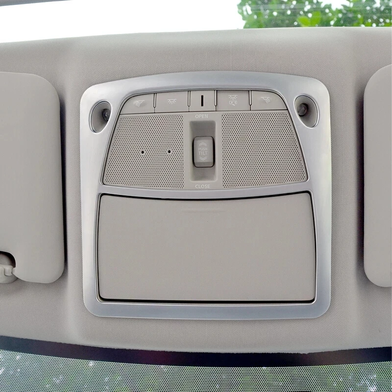Interior Mouldings For Nissan Navara Murano X-Trail Rogue T32 Altima Teana Sentra Sylphy Roof Reading Lamps Lights Frame