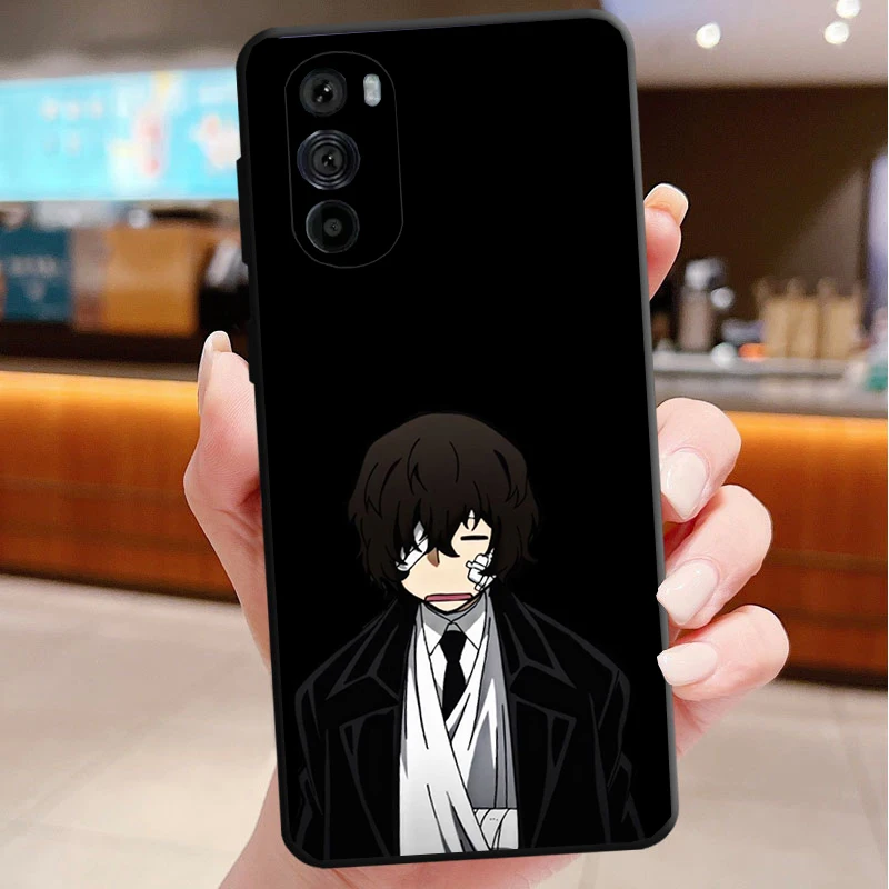 حافظة هاتف لهاتف موتورولا إيدج 50 40 برو 60 50 40 30 Ultra Neo Fusion Moto G85 G72 G53 G54 G84 G13 G32 Bungou Stray Dogs Dazai
