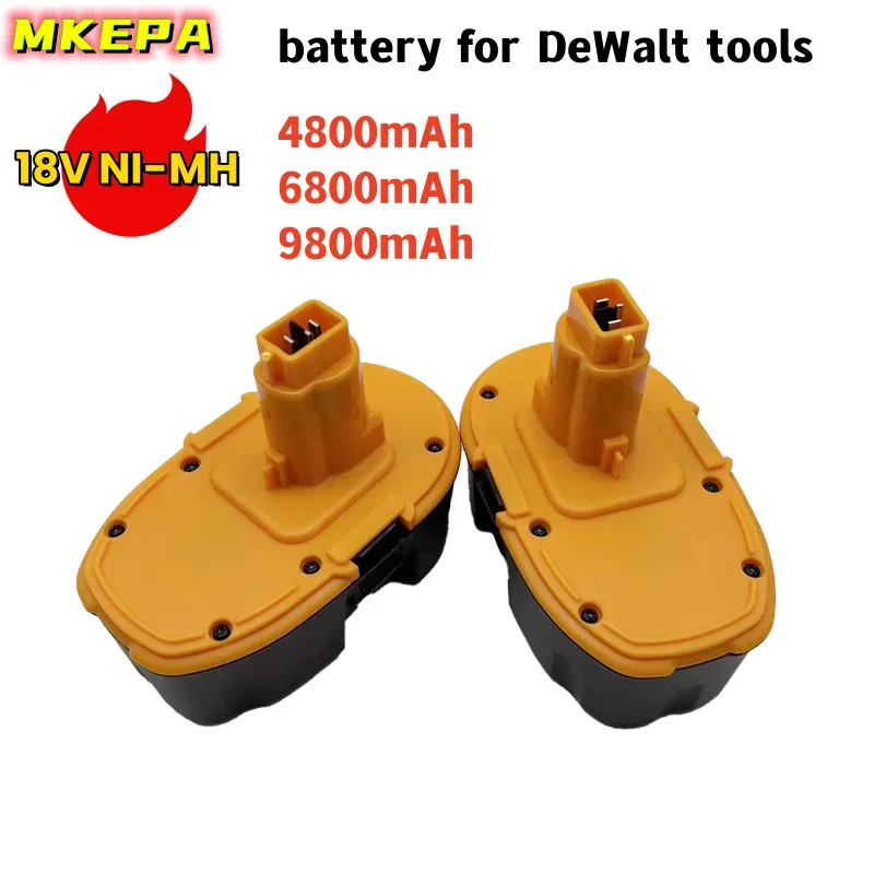 

Powtree 18V 9800mAh nickel hydrogen power tool for Dewalt DC9096 DE9039 DE9095 DW9098 DE9503 DW9096 battery replacement