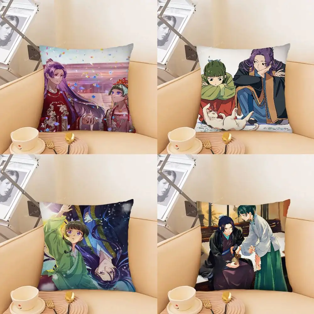 The Apothecary Diaries Animation  Pillow Case Fashion Square Pillowcase Bedroom Sofa Room Ins Decoration Leisure