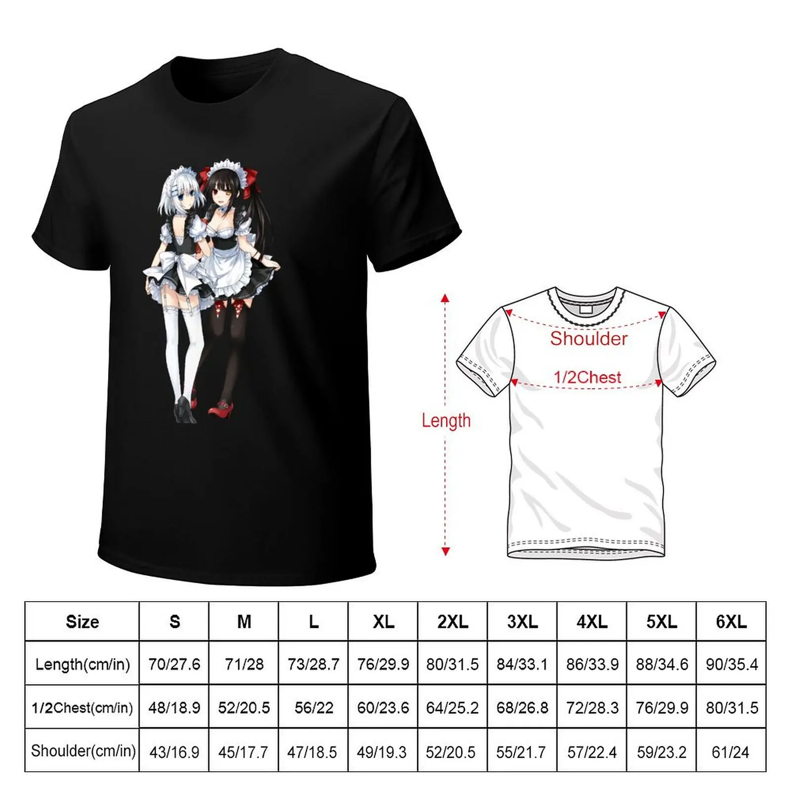 Kurumi Tobiichi Date a Live T-Shirt oversized graphic tee graphic t shirts shirts graphic tee mens champion t shirts