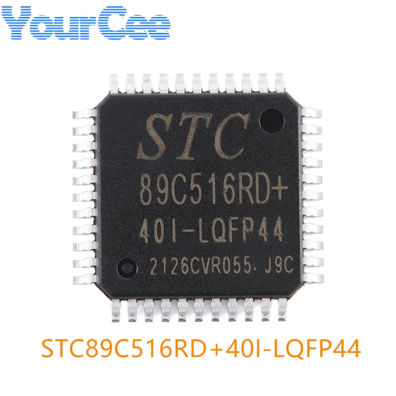 5pcs/1pc STC89C516RD+40I STC89C516RD STC89 LQFP44 12T/6T 8051 Microprocessor Microcontroller MCU IC Chip