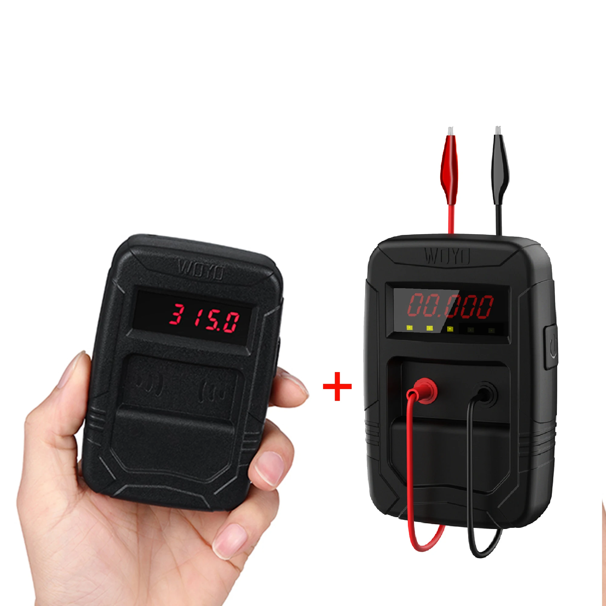 

WOYO Auto RF Remote Control Tester Wireless Frequency Counter Car Key Digital Tester LCD Detector / Leakage Current Tester