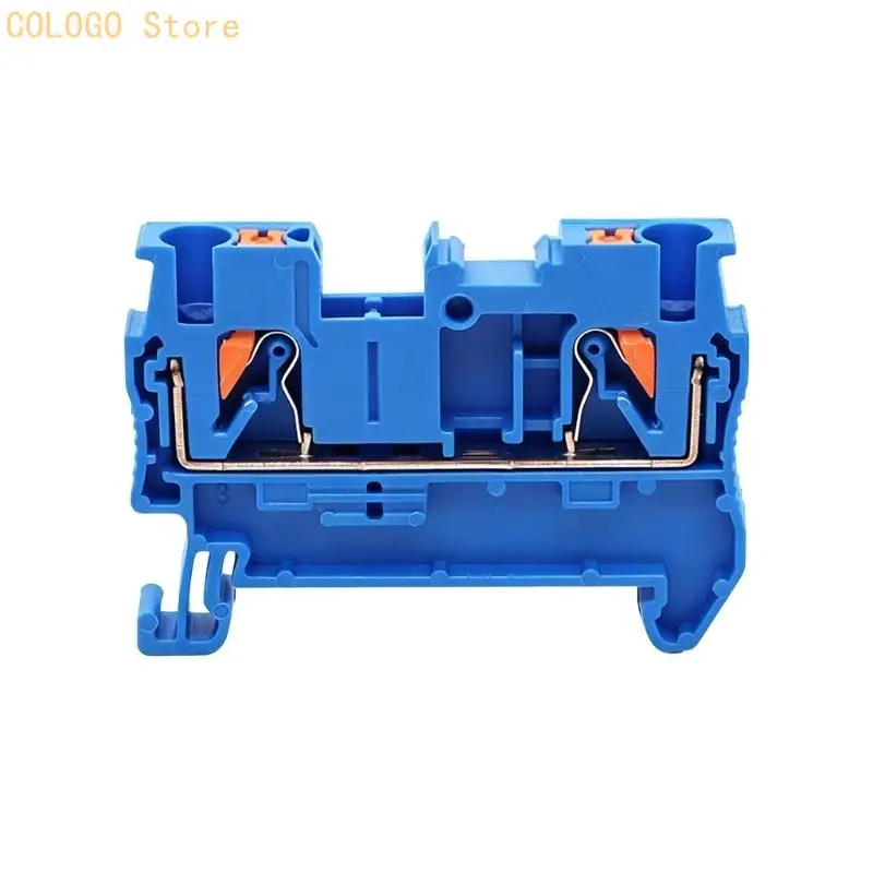 10Pcs Din Terminals Block PT2.5 Terminals Connectors Electrical Screwless Terminals Block for Secure Wiring D0LD