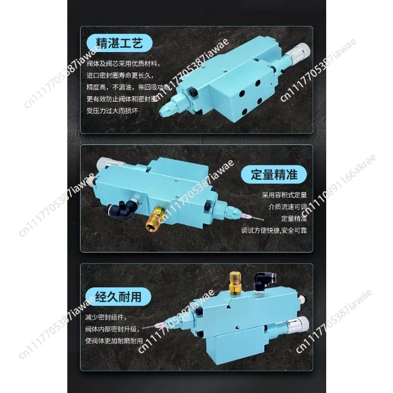 High Precision High Pressure Grease Metering Valve Quantitative Dispensing Valve Long Life Lubrication Injection Fitting