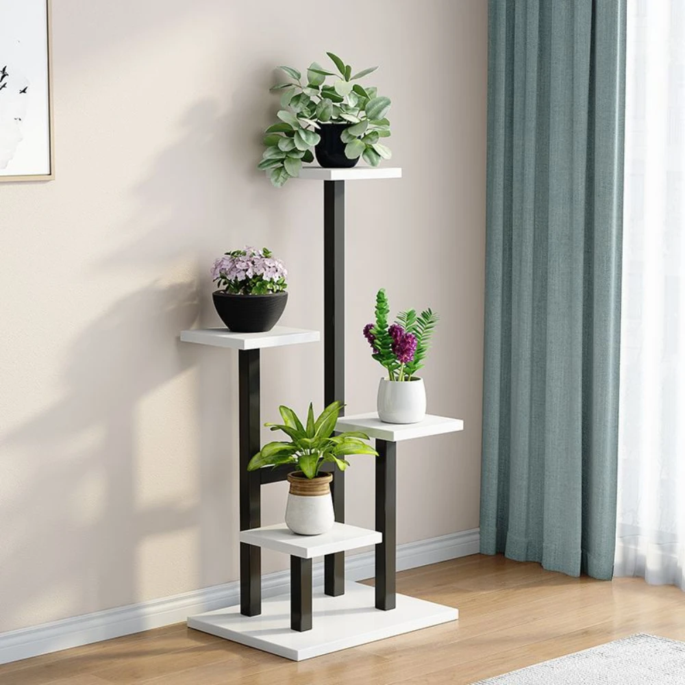 Multiple Plants Holder Flower Pot Holder Shelves Stand For Flowers Plant Shelves Indoor Plant Stand Simple Shelf Flower Rack