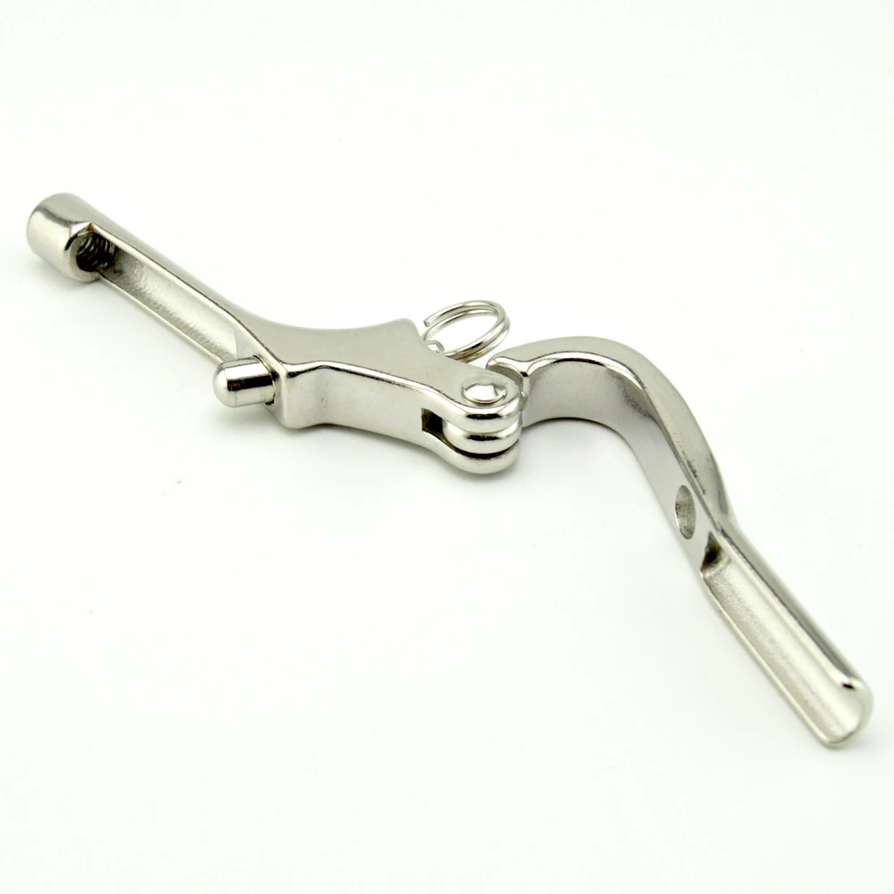 3\'\'/ 4\'\' Openable Pelican Hooks Shackle 316 Stainless Steel Quick Release Hand Rail Guardrails