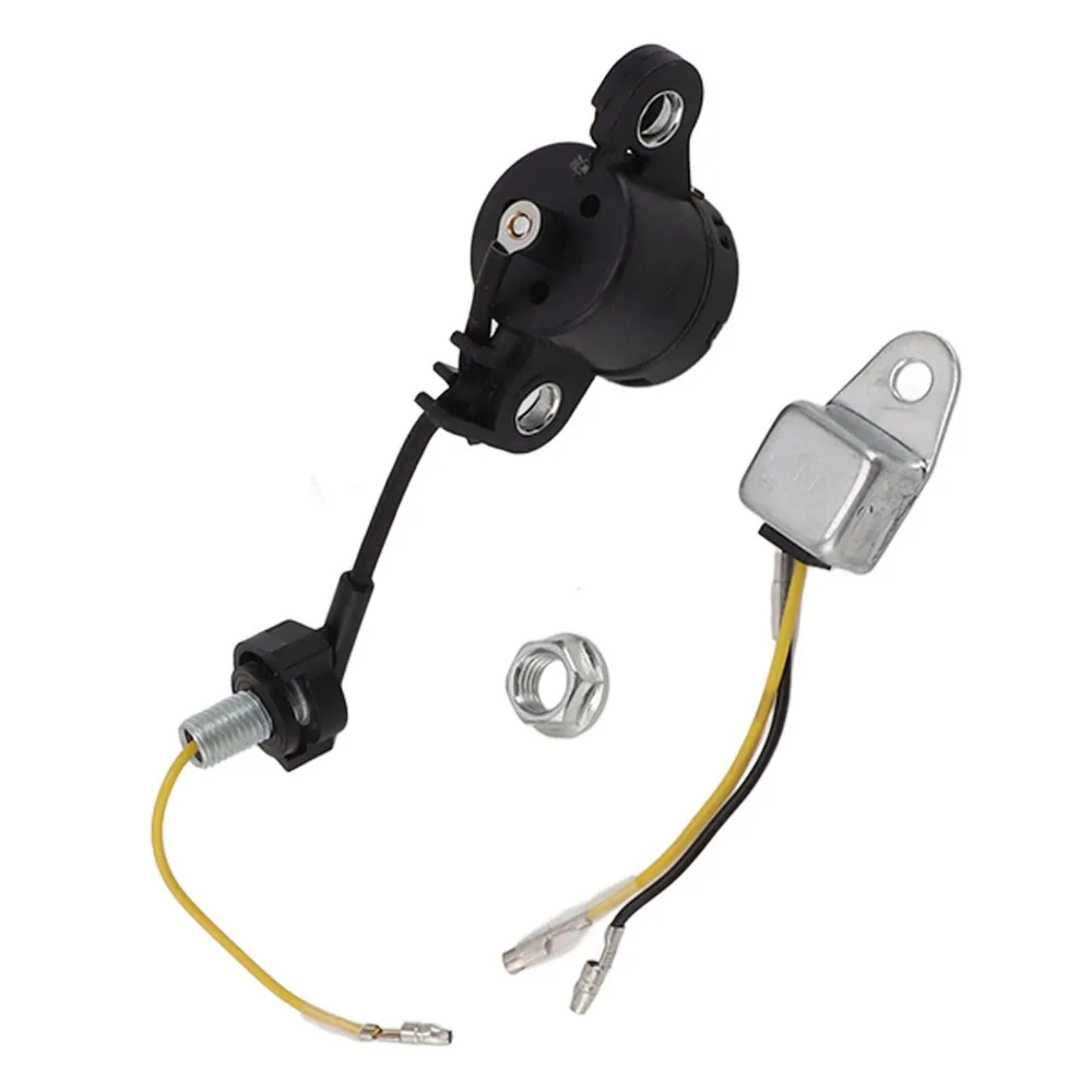 Black and Silver Oil Level Sensor Switch ABS Accurate Measurement Low Oil Sensor Switch for GX120 GX160 GX200 GX240 GX270