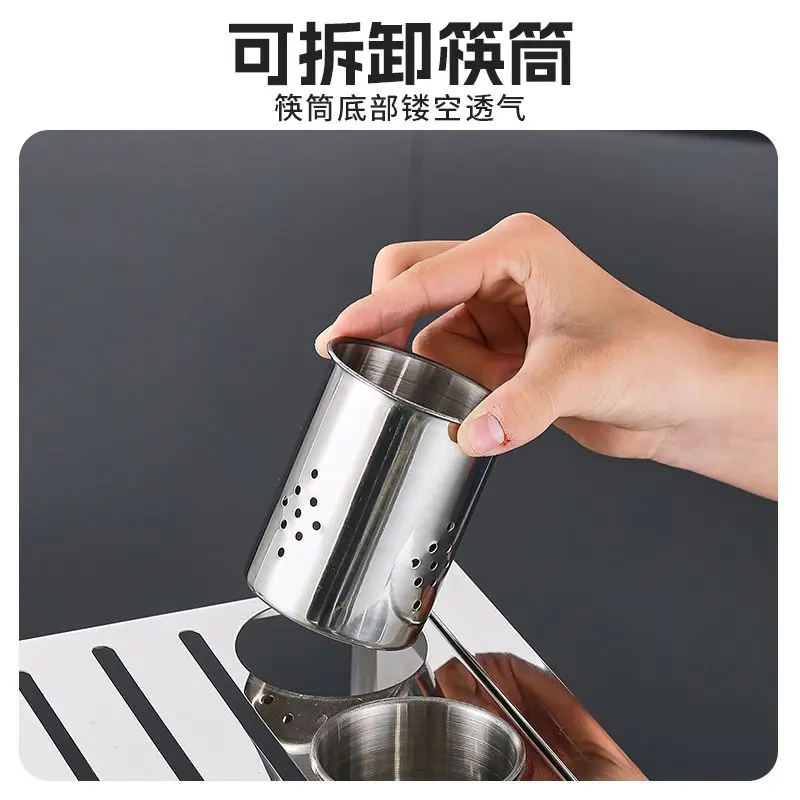 Thickened stainless steel multi-functional durable knife holder kitchen storage cutting board kitchen knife holder kitchen