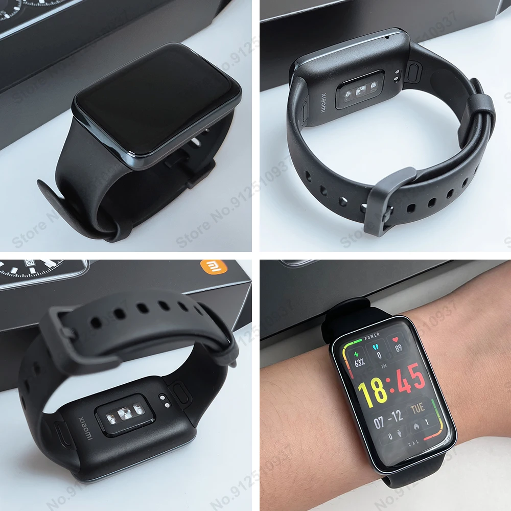 الأصلي Xiaomi Mi Band 7 Pro GPS بلوتوث سوار ذكي AMOLED شاشة الدم الأكسجين جهاز تعقب للياقة البدنية مقاوم للماء Miband 7 Pro