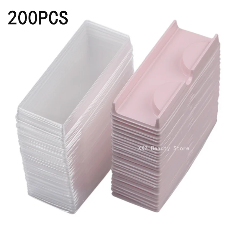 50/100/200PCS Rosa Ciglia Finte Scatola Vuota Ciglia Custodia Contenitore di Immagazzinaggio Organizzatore Professionale Trucco Lash Forniture