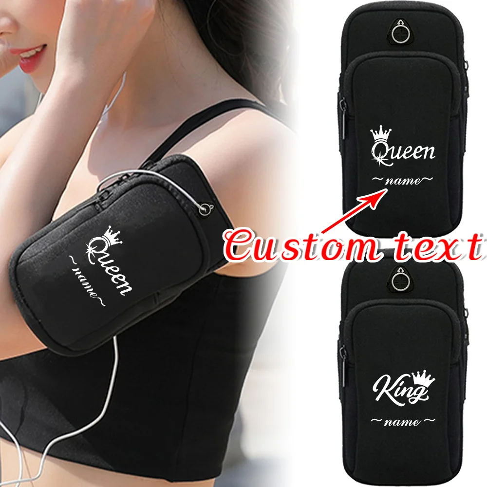 

Customized Name Black Arm Strap Sports Phone Bag Running Arm Strap Phone Bag Waterproof Customized Product