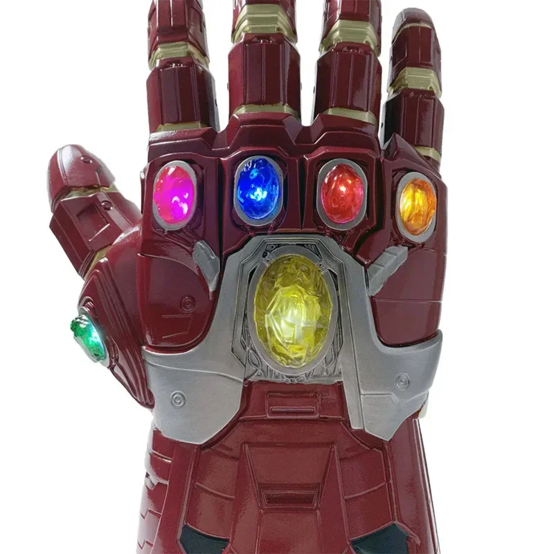 Kids Weapon The 4 Endgame Thanos Gauntlet Stones War Led Glove Adult Halloween Gift Cosplay MN3