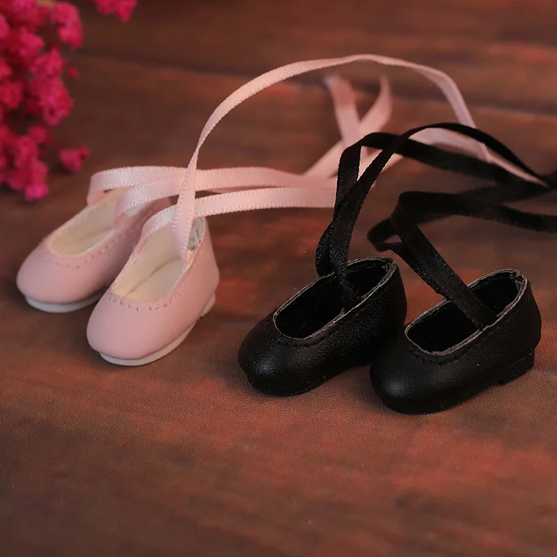 

BJD doll shoes suitable for 1/6 size bjd girl shoes fashion all-match doll princess 1/6 shoes doll accessories (two colors)
