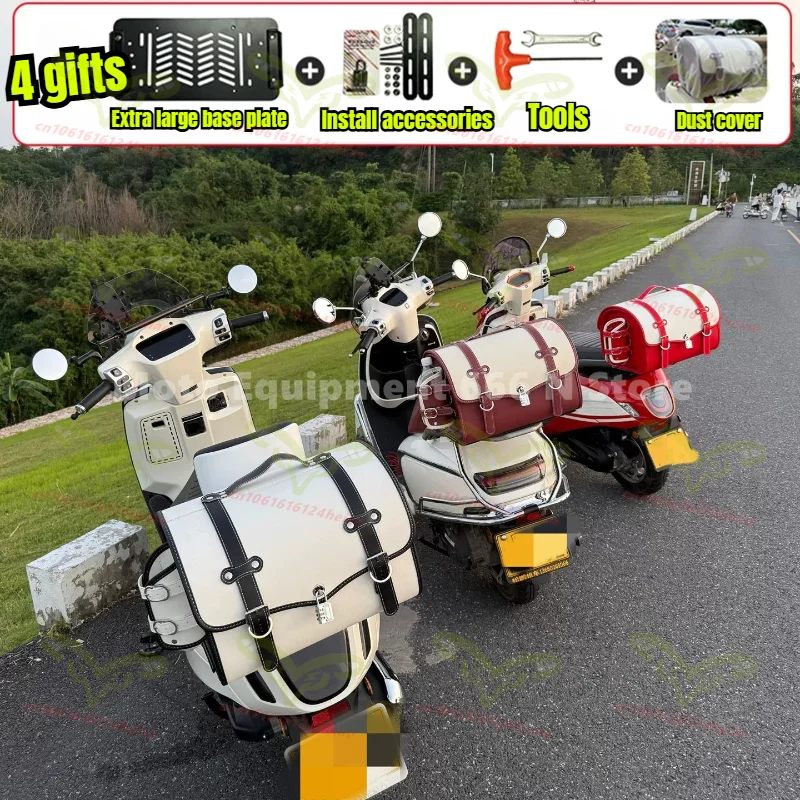 Bolsa de Maletero para Motocicleta, Bolsa Trasera Retro para Asiento, Maletero para Motocicleta Victoria Pedal, para NS125 NS125LA 2025