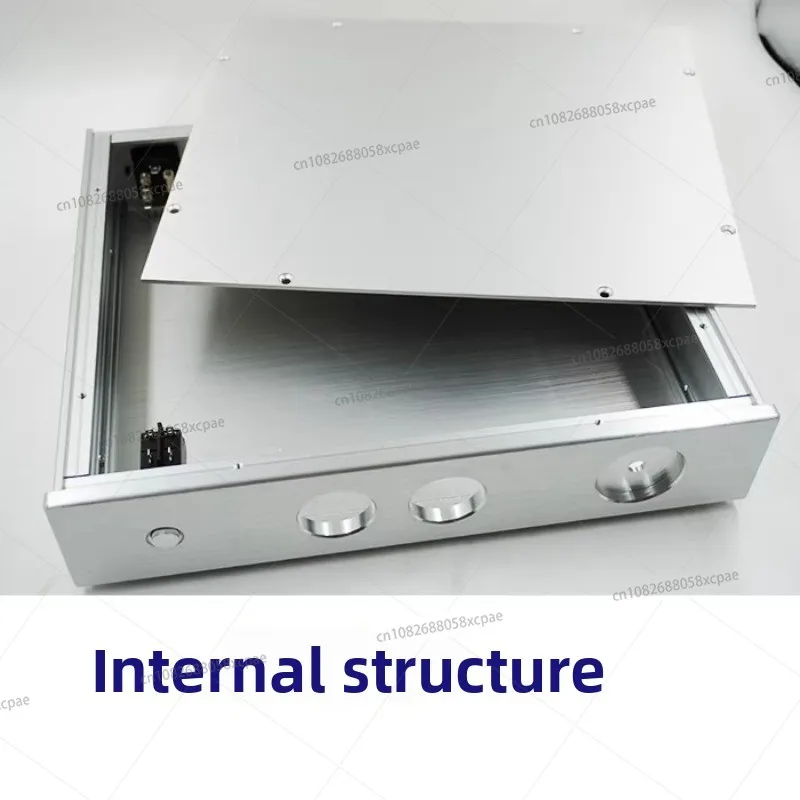 320hifi All-Aluminum Preamp/Power Amp Chassis V-Meter Preamp DAC Tube Amplifier Enclosure DIY