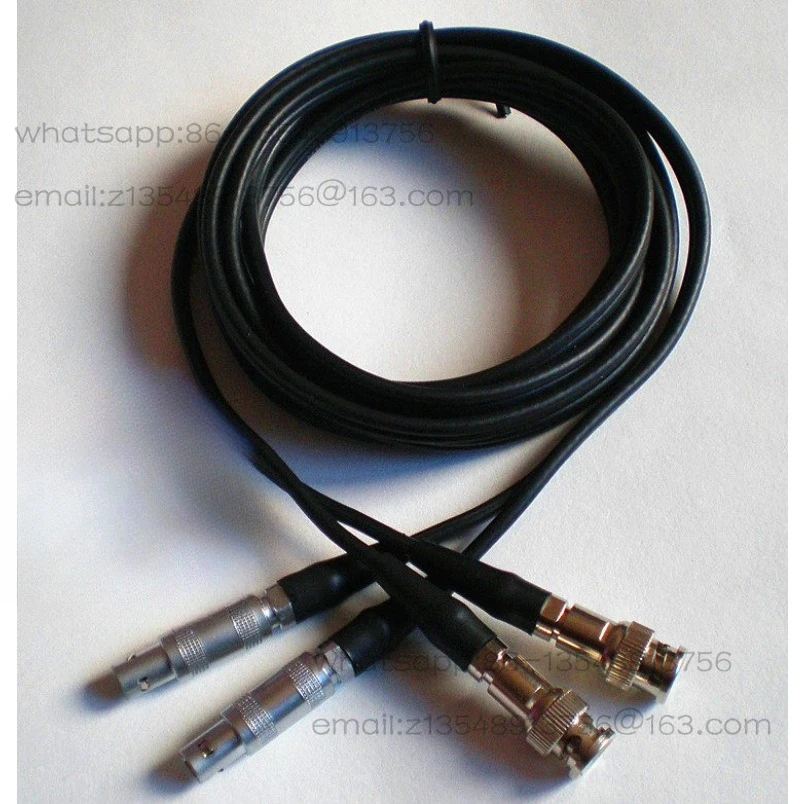 1 piece price, special acoustic probe cable for flaw detection Q9-Q9 flaw detector oscilloscope transducer high frequency cable